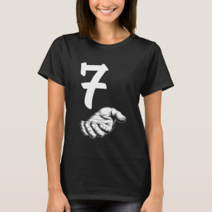 Number 7 Matching 67 Meme Halloween Costume Gen Al T-Shirt