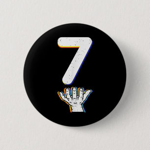 Number 7 Matching 67 Meme Halloween Costume Men Wo 2 Inch Round Button