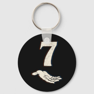 Number 7 Matching 67 Meme Halloween Costume Men Wo Keychain