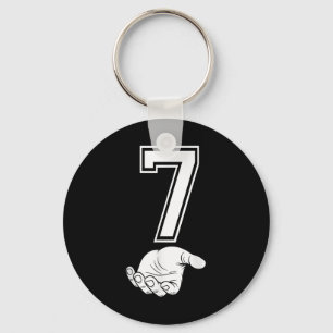 Number 7 Matching 67 Meme Halloween Costume Men Wo Keychain