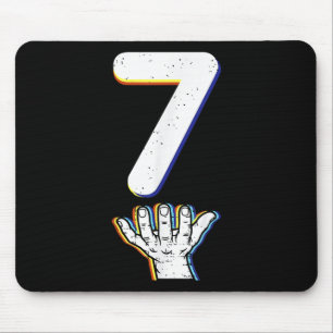 Number 7 Matching 67 Meme Halloween Costume Men Wo Mouse Pad