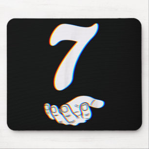 Number 7 Matching 67 Meme Halloween Costume Men Wo Mouse Pad