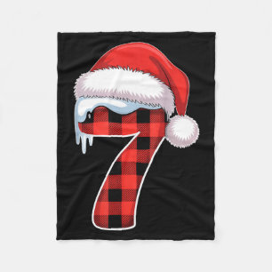 Number 7 Matching 6 7 Meme Christmas Costume Men W Fleece Blanket