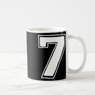 Number 7 Six Seven 6 7 Meme 67 Funny 7th Birthday  Coffee Mug