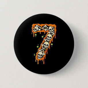 Number 7 Six Seven 6 7 Meme Funny Design Couples H 2 Inch Round Button