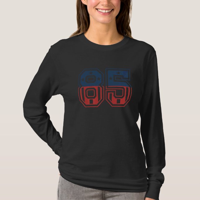 Number 85 USA T-Shirt (Front)