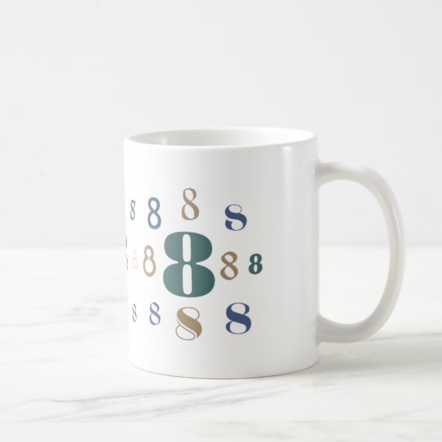 Number 8 mug (Right)