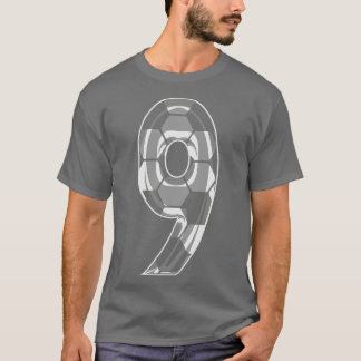 Number 9 Jersey 9 Mom Player Fan T-Shirt