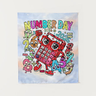 Number Day 2026 Colourful Maths Banner for Schools Tapestry