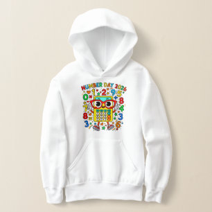 Number Day 2026 Cute Maths Calculator Hoodie