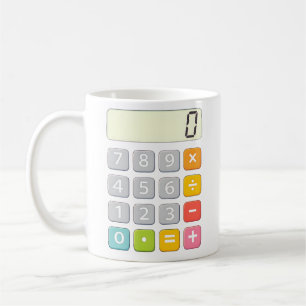 Number Day Calculator Math Design for Kids Coffee Mug