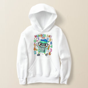 Number Day Cute Calculator Math Hoodie