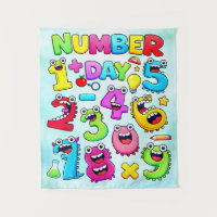 Number Day Funny Cartoon Numbers Design