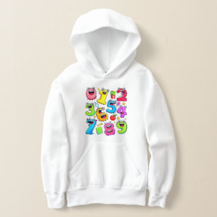 Number Day Funny Colorful Numbers Hoodie