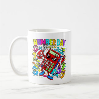 Number Day Maths Mug | Colourful Calculator