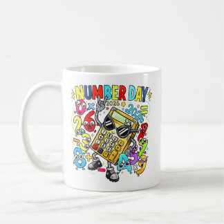 Number Day Maths Mug | Fun Calculator Design