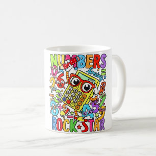 Number Day Maths Mug   Numbers Rock Star