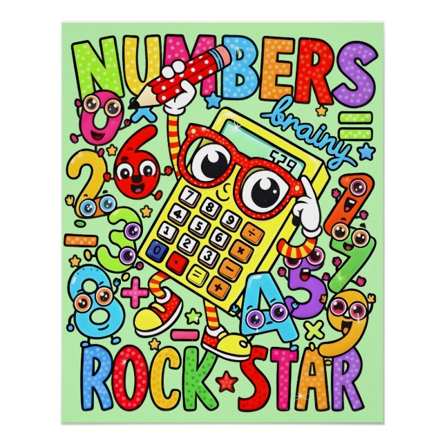 Number Day Maths Poster for Kids | UK School 2026 (Devant)
