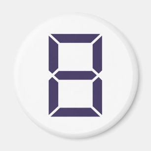 Number - Eight - 8 Magnet
