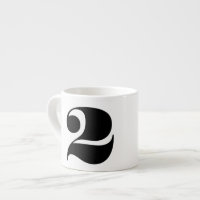 Number Espresso Coffee Mug