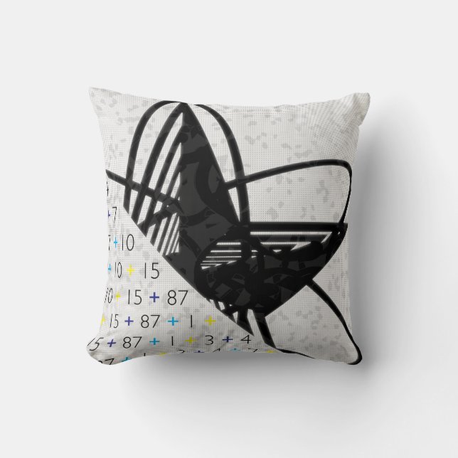 Number Game [Duel] Throw Pillow (Front)
