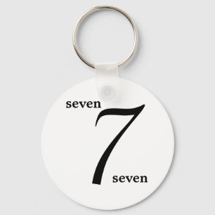 Number Keychain