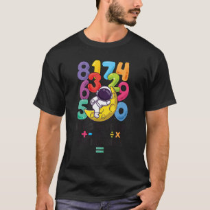 Number Learning calculator costume matc day Math O T-Shirt