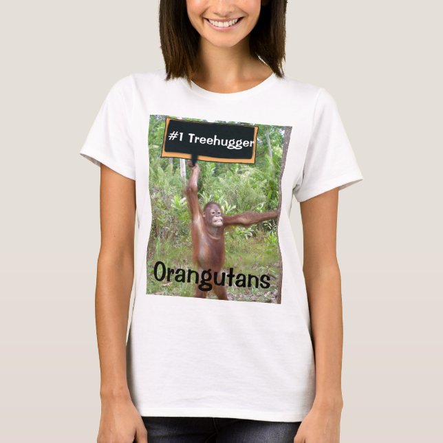 Number One #1 Treehugger T-Shirt (Front)
