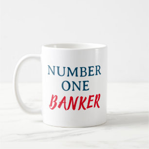 Number One Banker Coffee Mug