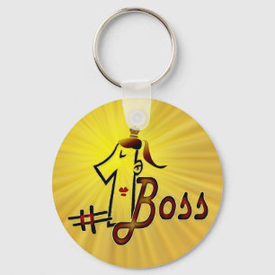 Number one boss keychain for ladies