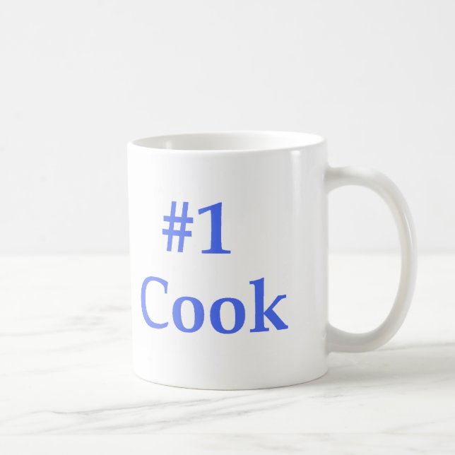 Number One Cook Coffee Mug (Right)