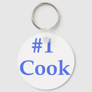 Number One Cook Keychain
