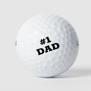 Number One Dad Golf Balls