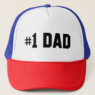 Number One Dad Trucker Hat