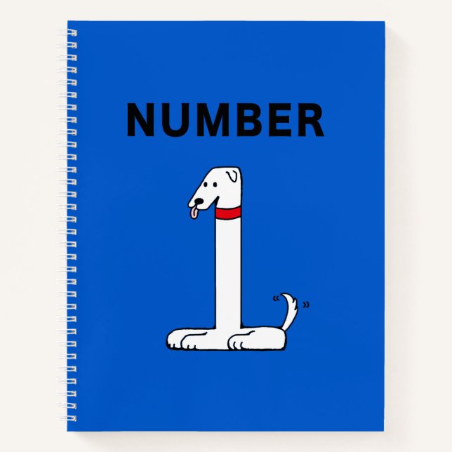 Number One Dog Notebook (Front)