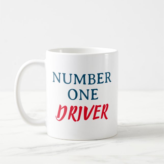 Number One Driver Coffee Mug (Left)