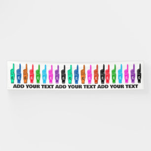 NUMBER ONE FOAM FINGER IMAGE BANNER