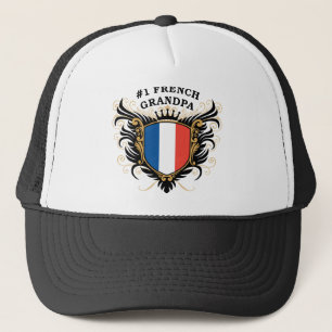 Number One French Grandpa Trucker Hat