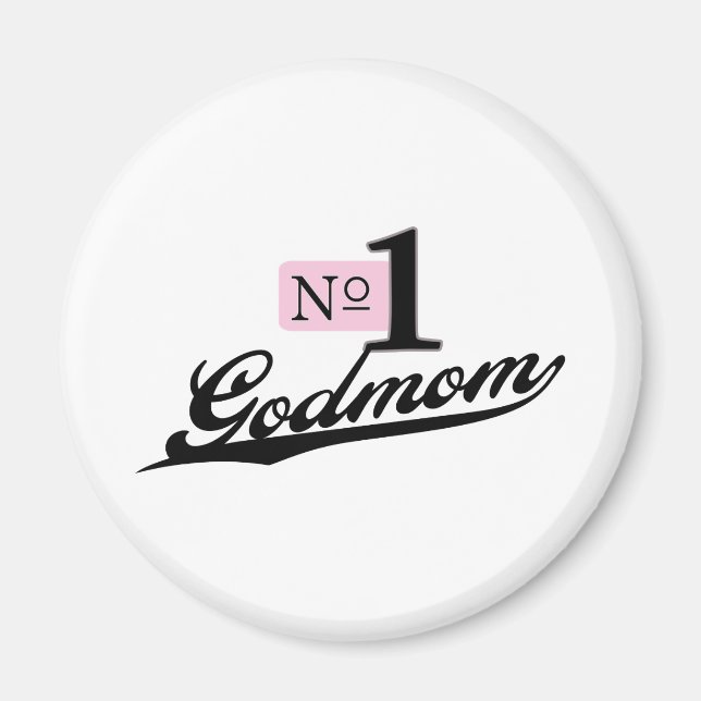 Number One Godmom Magnet (Front)