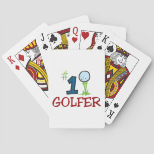 Number One Golfer Playing Cards