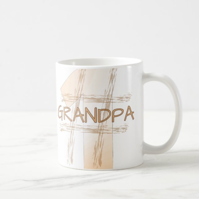 Number One Grandpa coffee mug (Right)