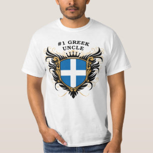 Number One Greek Uncle T-Shirt