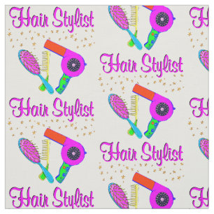 NUMBER ONE HAIR STYLIST AND BEAUTICIAN FABRIC