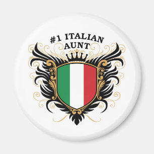Number One Italian Aunt Magnet