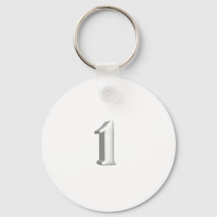 Number One Keychain