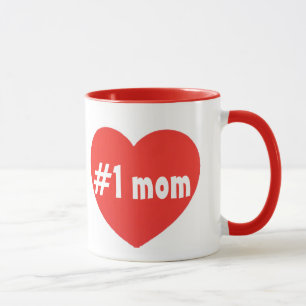 number one mom goblet mug