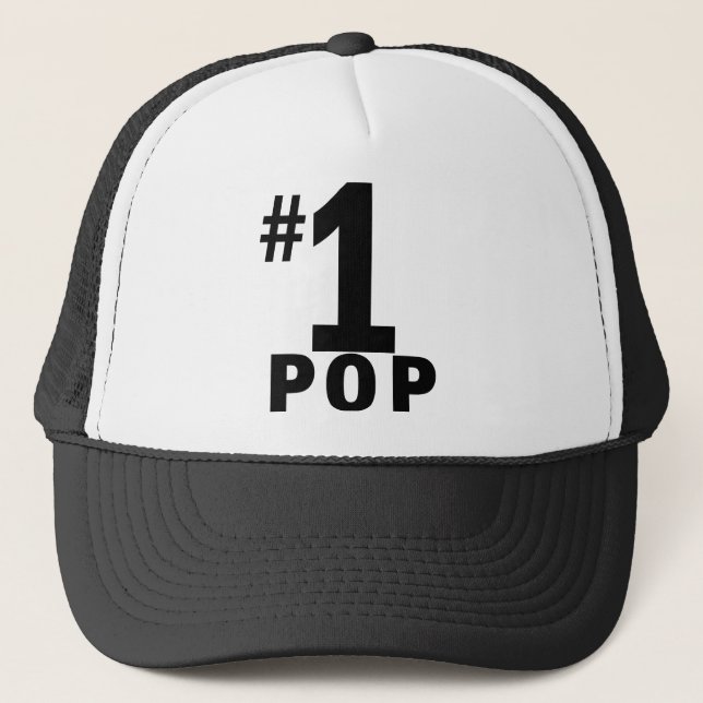 Number One Pop Products Trucker Hat (Front)
