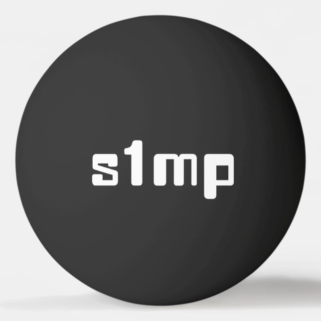 Number One Simp Ping Pong Ball (Front)