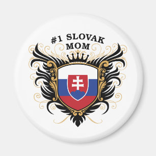 Number One Slovak Mom Magnet