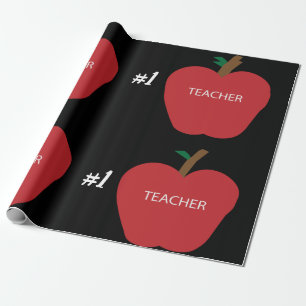 Number One Teacher Wrapping Paper
